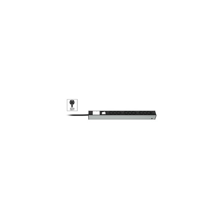 Vertiv Knürr DIS Rack PDU, IEC320, 0U/1U, input Schuko 230V 16A, outputs (9)C13