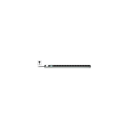 Vertiv Knürr DIS Rack PDU, D, local metered, 0U, input Schuko 230V 16A, outputs (14)Schuko