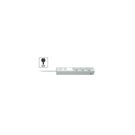 Vertiv Knürr DIS Rack PDU, Compact, 0U, input Schuko 230V 16A, outputs (3)UTE 034020036
