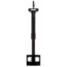 Zebra Bracket,Telescoping,Adjustable 72"-138",Ceiling Mount,VESA,Black