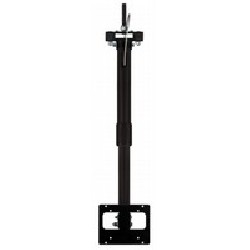 Zebra Bracket,Telescoping,Adjustable 36"-66",Ceiling Mount,VESA,Black