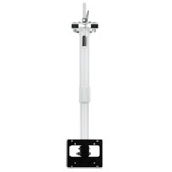 Zebra Bracket,Telescoping,Adjustable 72"-138",Ceiling Mount,VESA,White