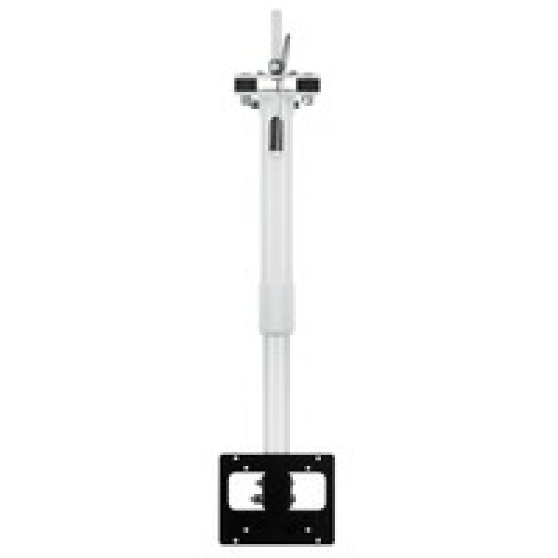 Zebra Bracket,Telescoping,Adjustable 72"-138",Ceiling Mount,VESA,White