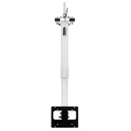 Zebra Bracket,Telescoping,Adjustable 72"-138",Ceiling Mount,VESA,White