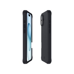 Mobilis Spectrum_R Case For iPhone 16/Plus - Solid Black Mat - Soft BA