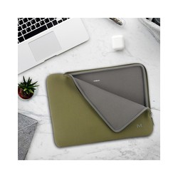 Mobilis Skin Sleeve 12.5-14IN - Khaki/And Grey