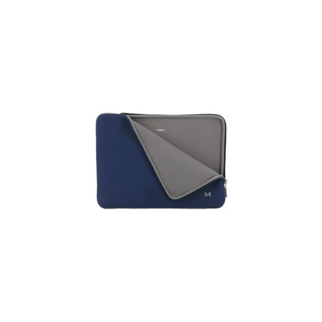 Mobilis Skin Sleeve 14-16IN- Navy Blue/And Grey