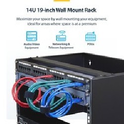 Startech 14U Wall-Mount Bracket/19 Wide Patch Panel/Switch