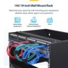 14U WALL-MOUNT BRACKET/19 WIDE PATCH PANEL/SWITCH