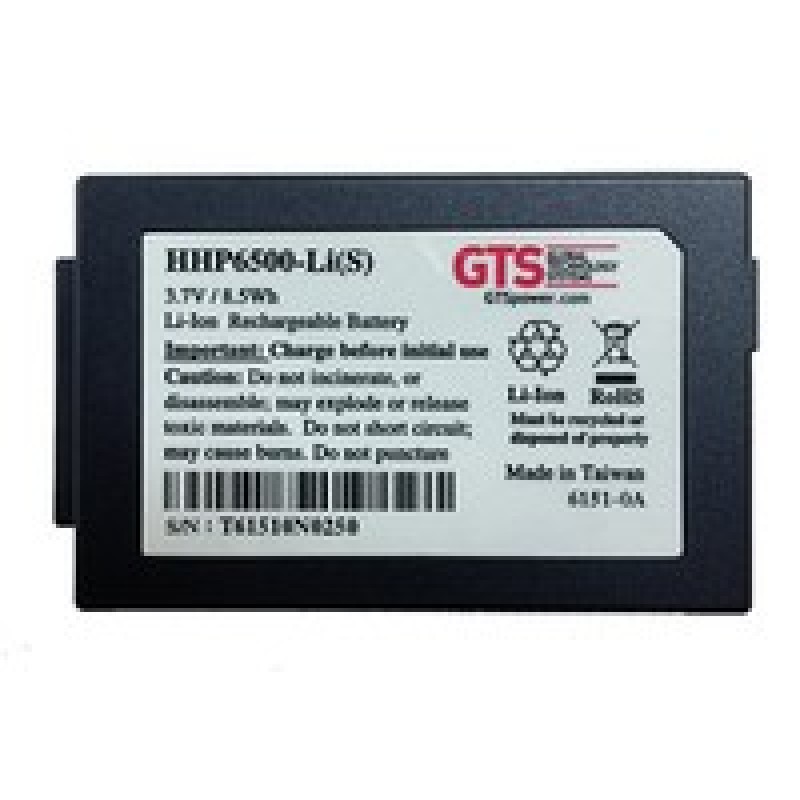 GTS Electronics For Dolphin 6100/6500 Std/2300MAH 3.7V 6000-BTSC HHP