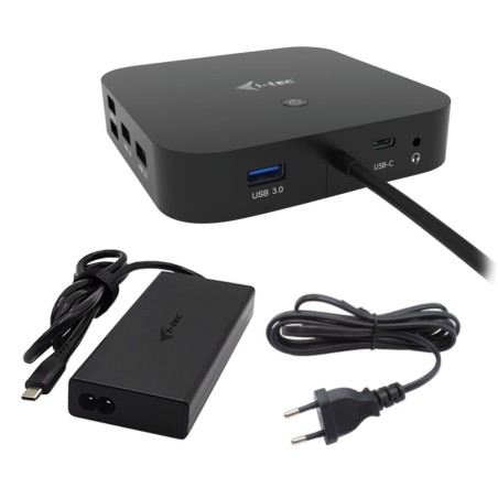 i-tec USB-C HDMI DP Docking Station, Power Delivery 100 W + Universal Charger 112 W