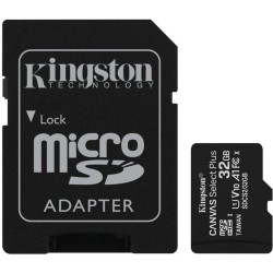32GB MICROSDHC CANVAS SELECT/100R A1 C10 CARD + SD ADAPTER