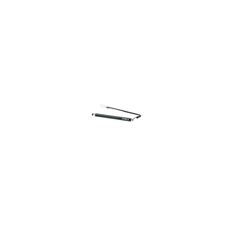 Mobilis Pack OF 10 Black Capacitive/Stylus Matte Black+Spiral Cord
