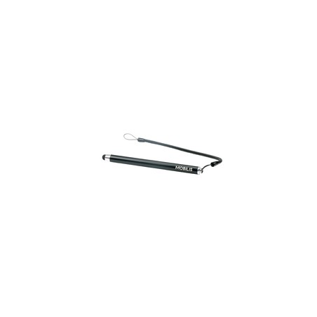 Mobilis Pack OF 10 Black Capacitive/Stylus Matte Black+Spiral Cord