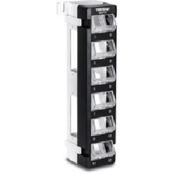 TRENDnet 12-Port Blank Angled Wall/Mount Keystone Patch Panel