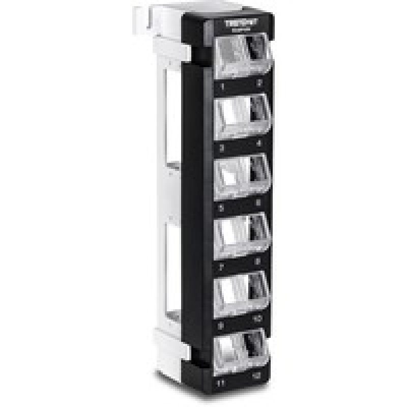 TRENDnet 12-Port Blank Angled Wall/Mount Keystone Patch Panel