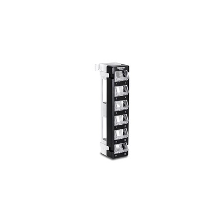 12-PORT BLANK ANGLED WALL/MOUNT KEYSTONE PATCH PANEL