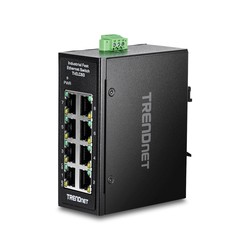 8-PORT INDUSTRIAL FAST ETHERNE/DIN-RAIL MINI SWITCH