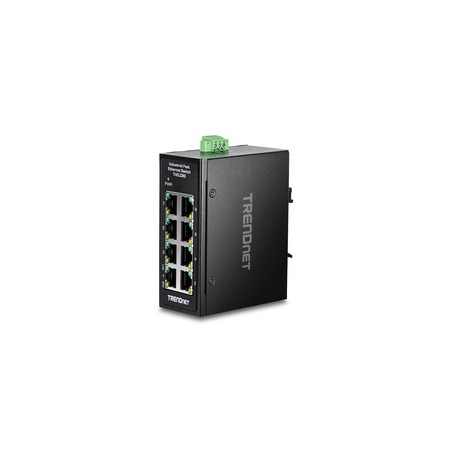 8-PORT INDUSTRIAL FAST ETHERNE/DIN-RAIL MINI SWITCH