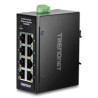 8-PORT INDUSTRIAL FAST ETHERNE/DIN-RAIL MINI SWITCH