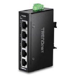 TRENDnet 5-Port Industrial Fast Ethernet/DIN-Rail Mini Switch