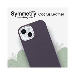 Otterbox OB Symmetry Cactus Leather/Apple iPhone 15 Plum Luxe Purple