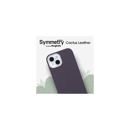 Otterbox OB Symmetry Cactus Leather/Apple iPhone 15 Plum Luxe Purple