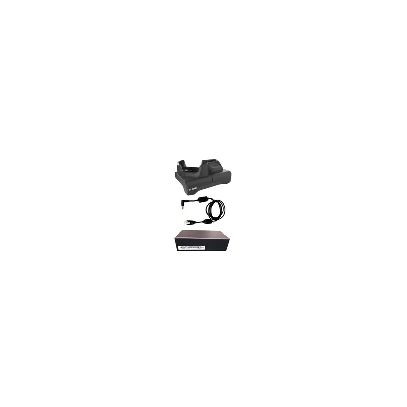 Zebra TC73/TC78 Ethernet 1-Slot And SPARE Battery Charging Cradle. With Shim And Power Supply. Country Specific AC Line Cord