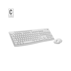 Logitech MK295 Silent Wireless Combo/Off White - CH - Central