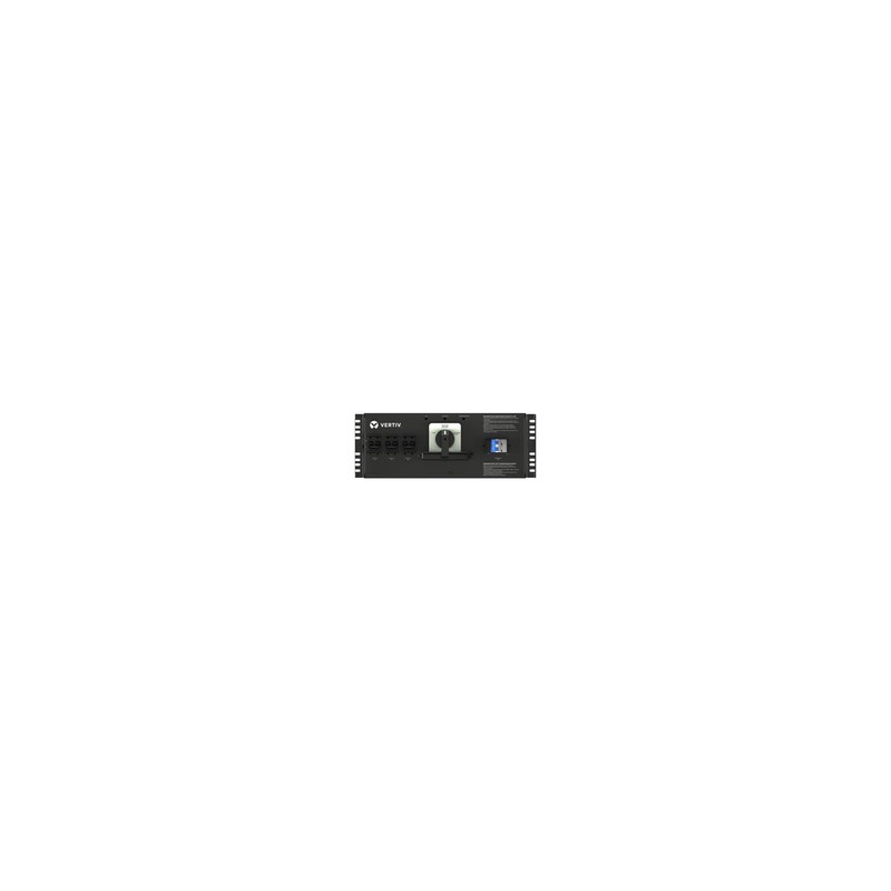 Vertiv Liebert GXT5 16/20kVA Maintenance Bypass Cabinet, 230V/400V, hardwired input, (12) combi outlets C13/C19, (3) IEC 60309