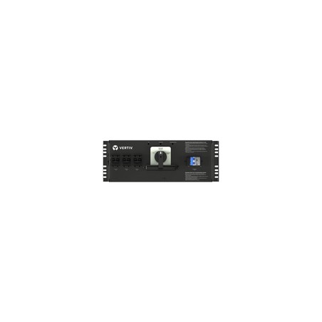 Vertiv Liebert GXT5 16/20kVA Maintenance Bypass Cabinet, 230V/400V, hardwired input, (12) combi outlets C13/C19, (3) IEC 60309