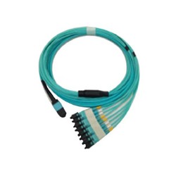 CABLE, MPO12-4X DUPLEX LC, BREAKOUT CABLE, MMF, 2M CBM124LCMMF5M