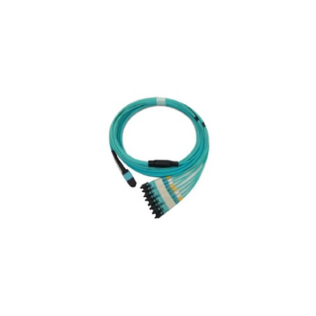 CABLE, MPO12-4X DUPLEX LC, BREAKOUT CABLE, MMF, 2M CBM124LCMMF5M