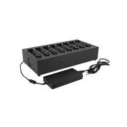 V110 Multi-bay Battery Charger-- (Eight Bay) W/Z Adapter (UK)