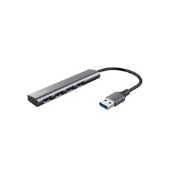 TRUST Rozbočovač Halyx Aluminium 4 Port USB 3.2 Gen1 Hub