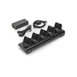 Zebra 5 Slot PRINT Cradle PSU&UK Cord/For ZQ300 Series IN