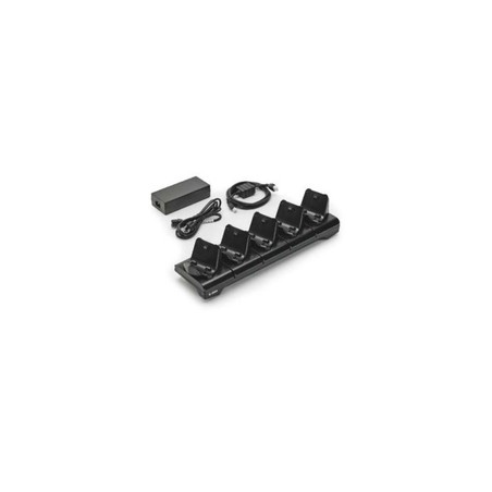 Zebra 5 Slot PRINT Cradle PSU&UK Cord/For ZQ300 Series IN