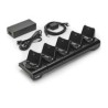 Zebra 5 Slot PRINT Cradle PSU&UK Cord/For ZQ300 Series IN