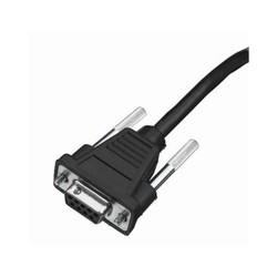 Cable: RS232, black, DB9 Female, 3m (9.8´), straight, 5V host power