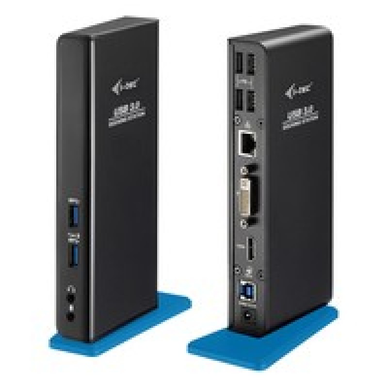 I-Tec USB 3.0 Dual Dock ST. UK/HDMI DVI 2XUSB 3.0 4XUSB 2.0