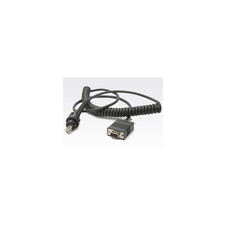 Zebra Cbl Assy:RS232 W/P300 STRN RLF,8FT