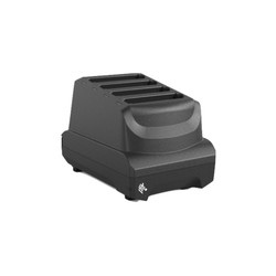 TC53/TC58/TC73/TC78 4-slot battery charger kit, charges four spare batteries. Includes power supply.AC Line Cord Sold Seperately