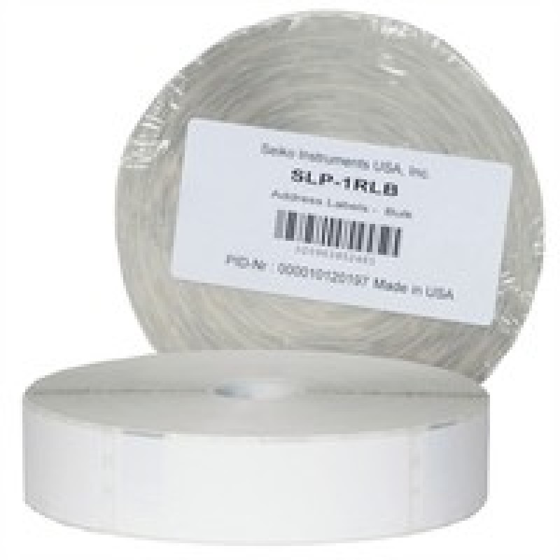 Seiko Instruments SLP-1RLB White Label For Tray/28X89MM 1000 LAB/Roll 1 Roll/Box