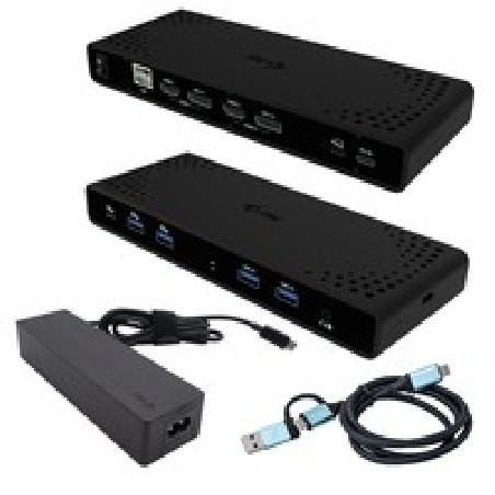 I-Tec Universal Dual 4K Dock PD/85W Incl. USB-C Charger 100W