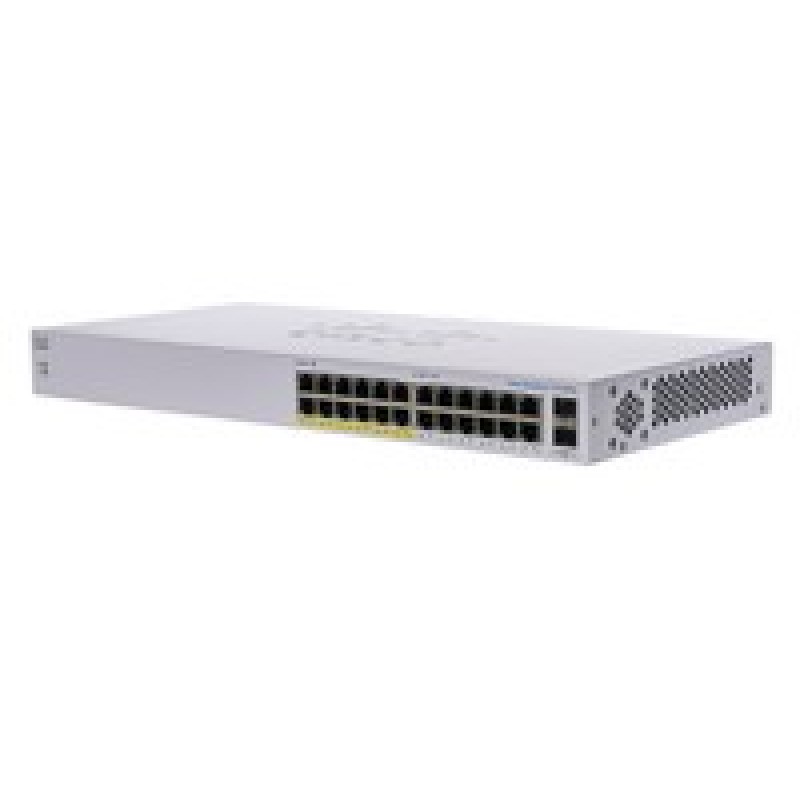 Cisco CBS110 Unmanaged 24-Port GE/Partial PoE 2X1G SFP Shared