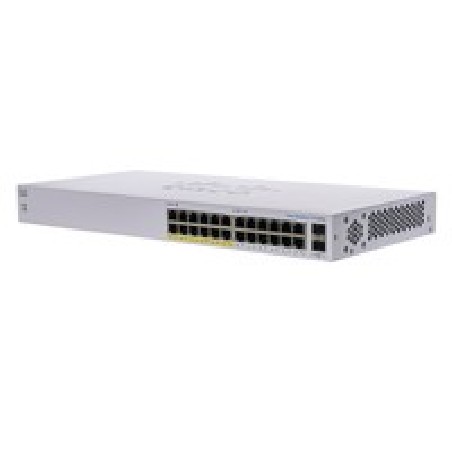 Cisco CBS110 Unmanaged 24-Port GE/Partial PoE 2X1G SFP Shared