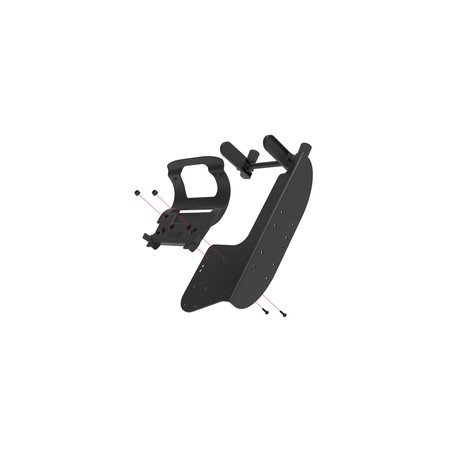 RAM® Printer Mount with Paper Feed for Zebra ZQ630 Series
