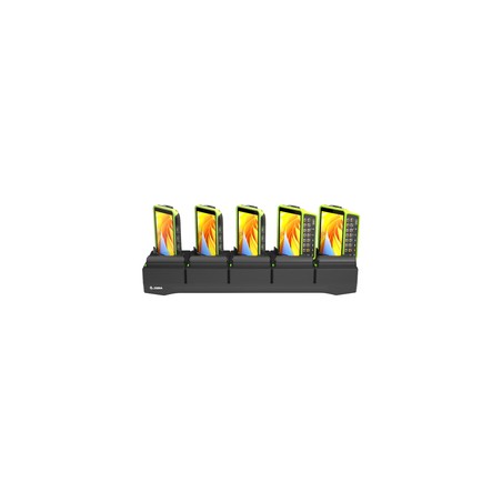 WT6400 5-Slot Ethernet Cradle W/Battery Charger, Ethernet Comms. Req.PWR-BGA12V108W0WW,CBL-DC-382A1-01 And AC Cord