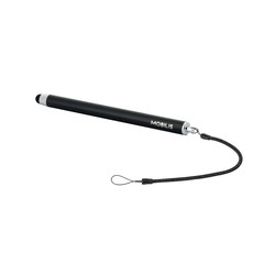 Mobilis pack of 10 Capacitive stylus Matte Black + spiral cord.