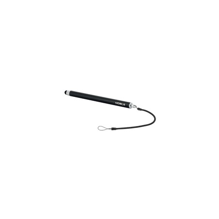 Mobilis pack of 10 Capacitive stylus Matte Black + spiral cord.